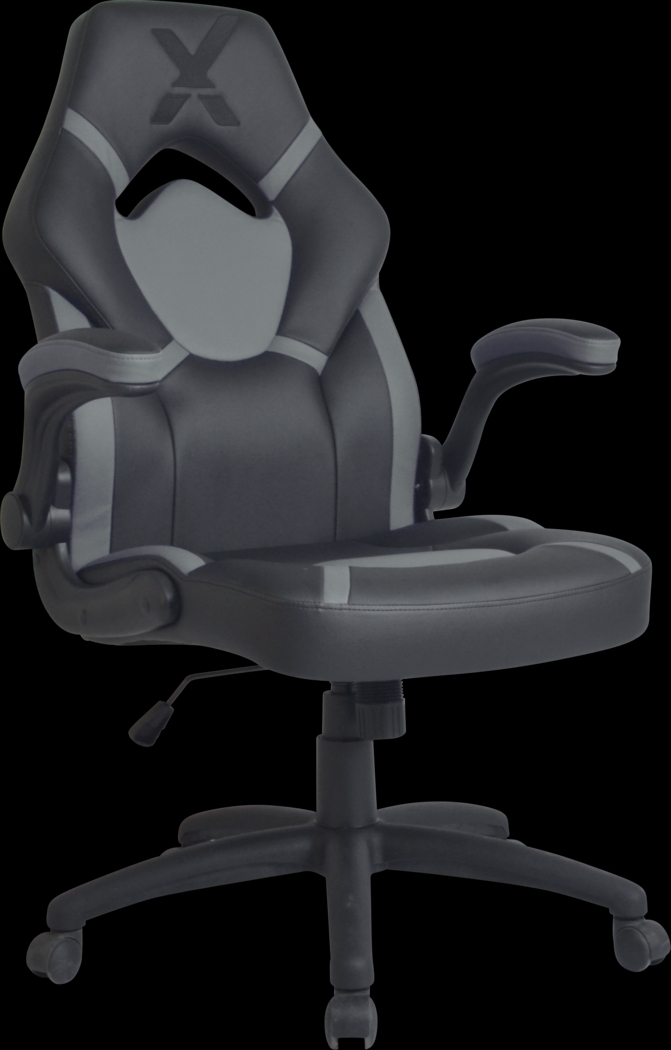 Masdon Black/Gray Office Chair - Thumbnail - Image 1