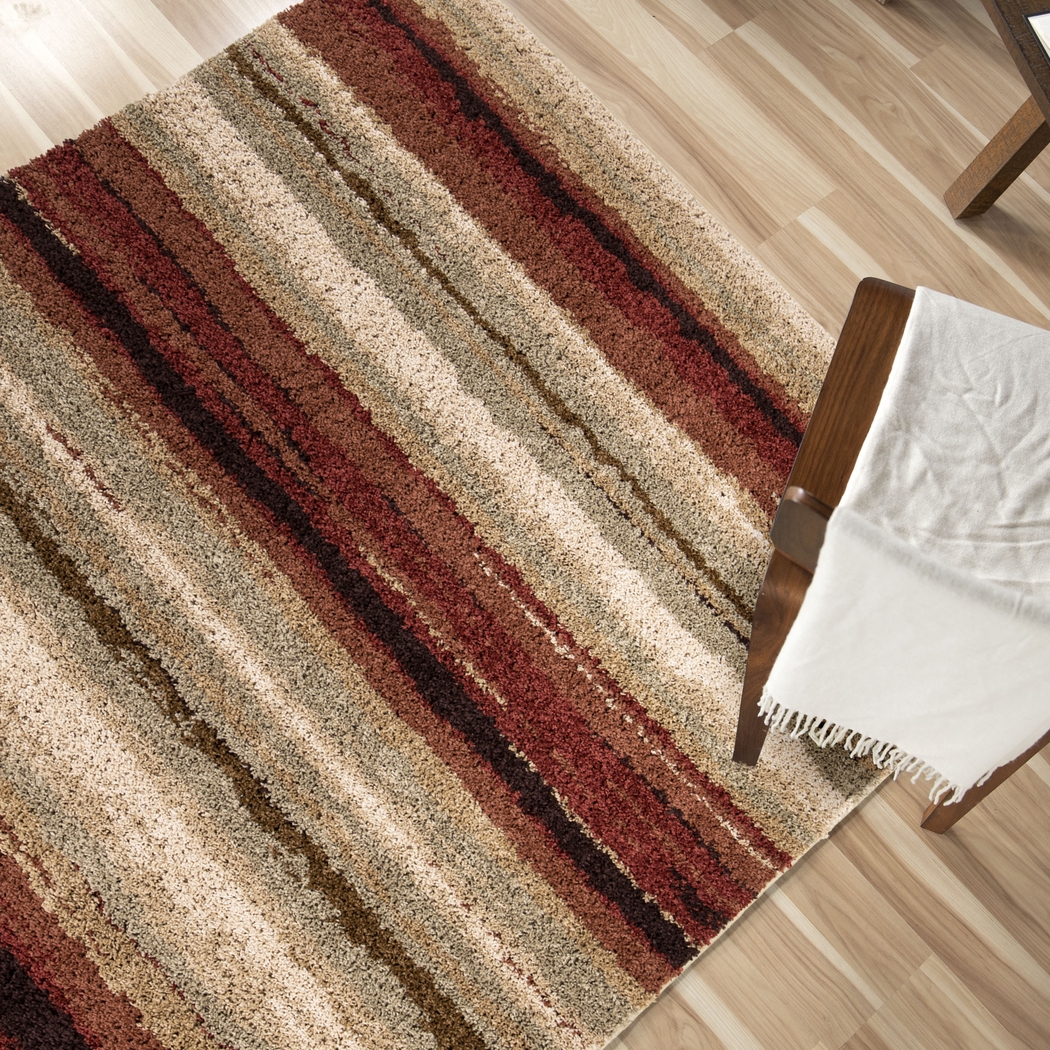 Masing Red 5'3 x 7'6 Rug - Thumbnail - Image 3