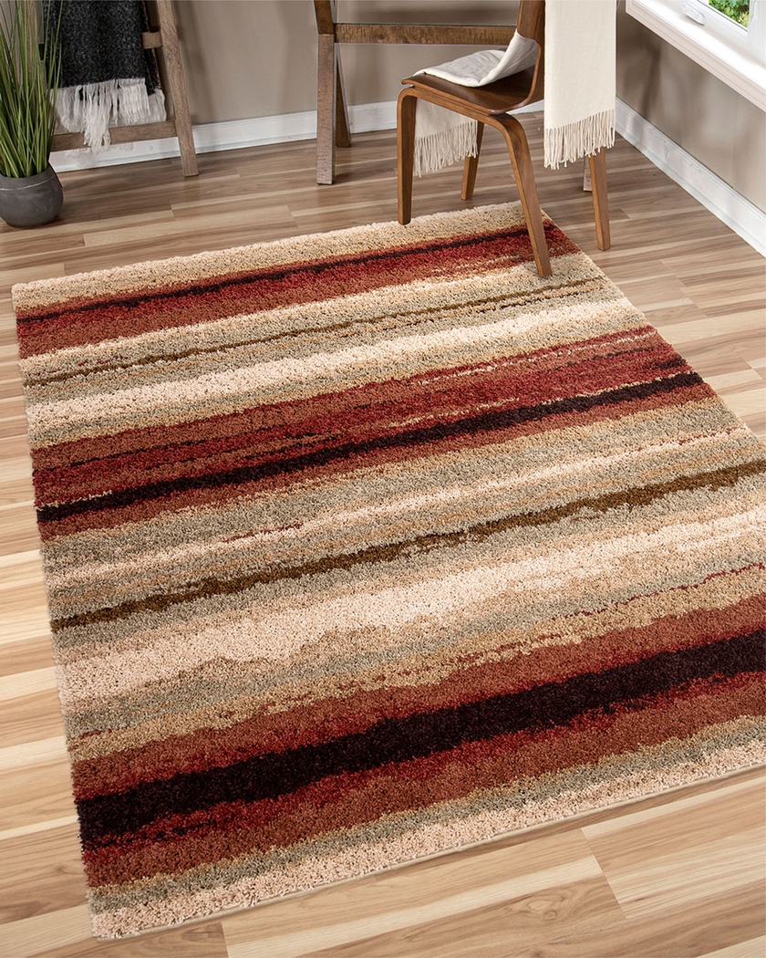 Masing Red 5'3 x 7'6 Rug - Thumbnail - Image 4