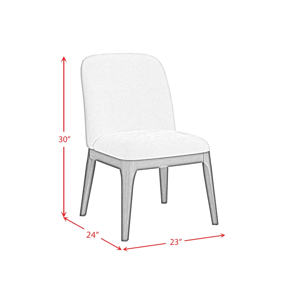 Masis Beige Side Chair, Set of 2 - Thumbnail - Image 3