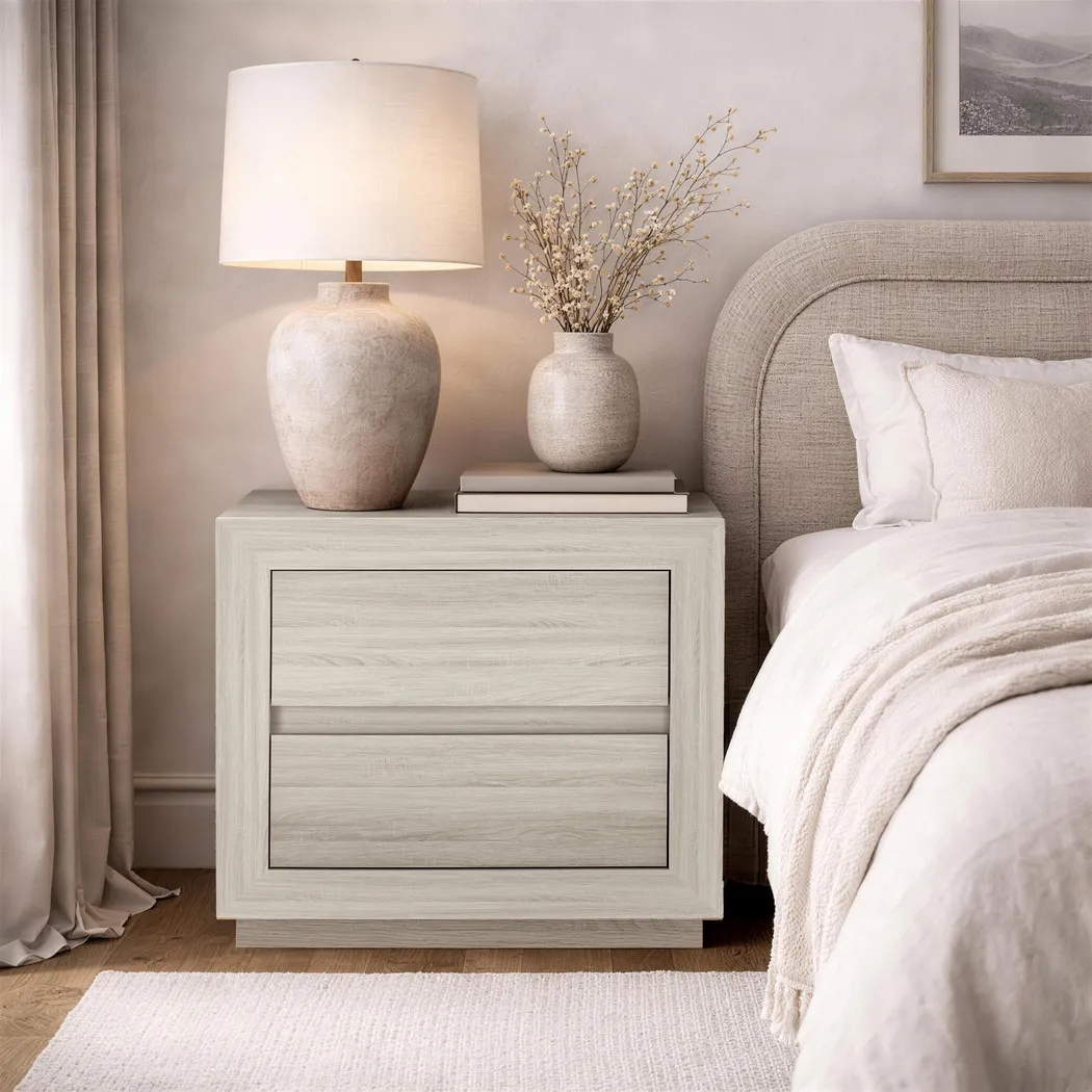 Masiva I Beige Nightstand - Thumbnail - Image 2