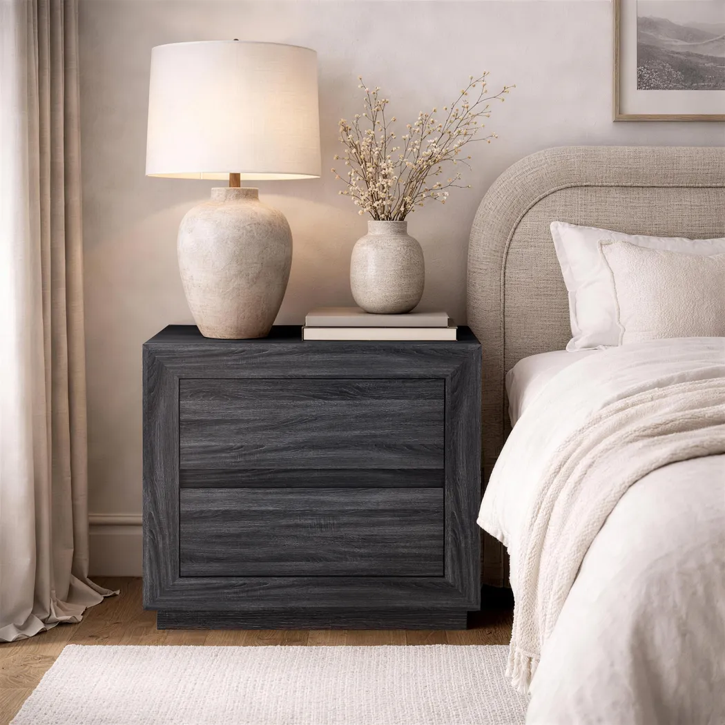 Masiva I Charcoal Nightstand - Thumbnail - Image 2