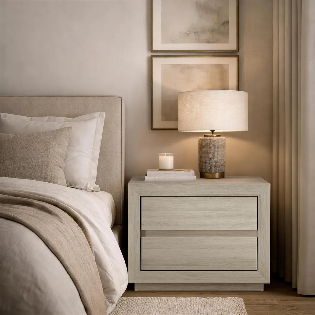 Masiva II Beige Nightstand - Thumbnail - Image 2