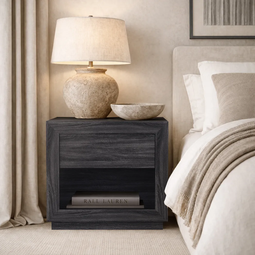 Masiva III Charcoal Nightstand - Thumbnail - Image 3