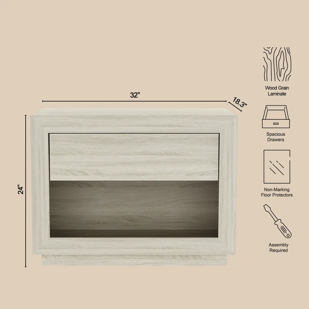 Masiva IV Beige Nightstand - Thumbnail - Image 7