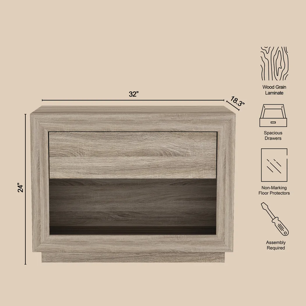 Masiva IV Brown Nightstand - Thumbnail - Image 5