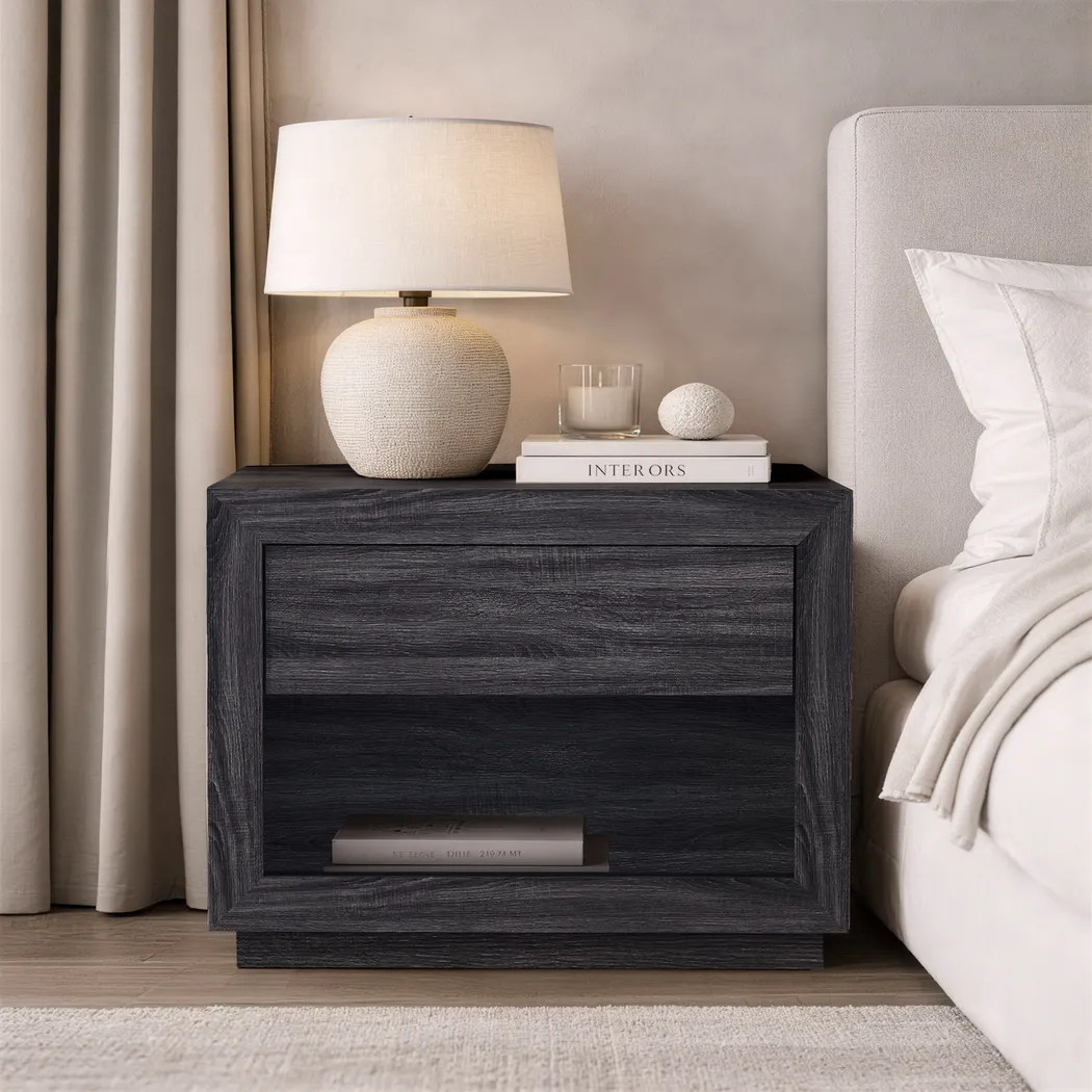 Masiva IV Charcoal Nightstand - Thumbnail - Image 2