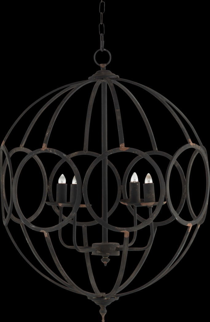 Massaro Bay Black Chandelier - Thumbnail - Image 1