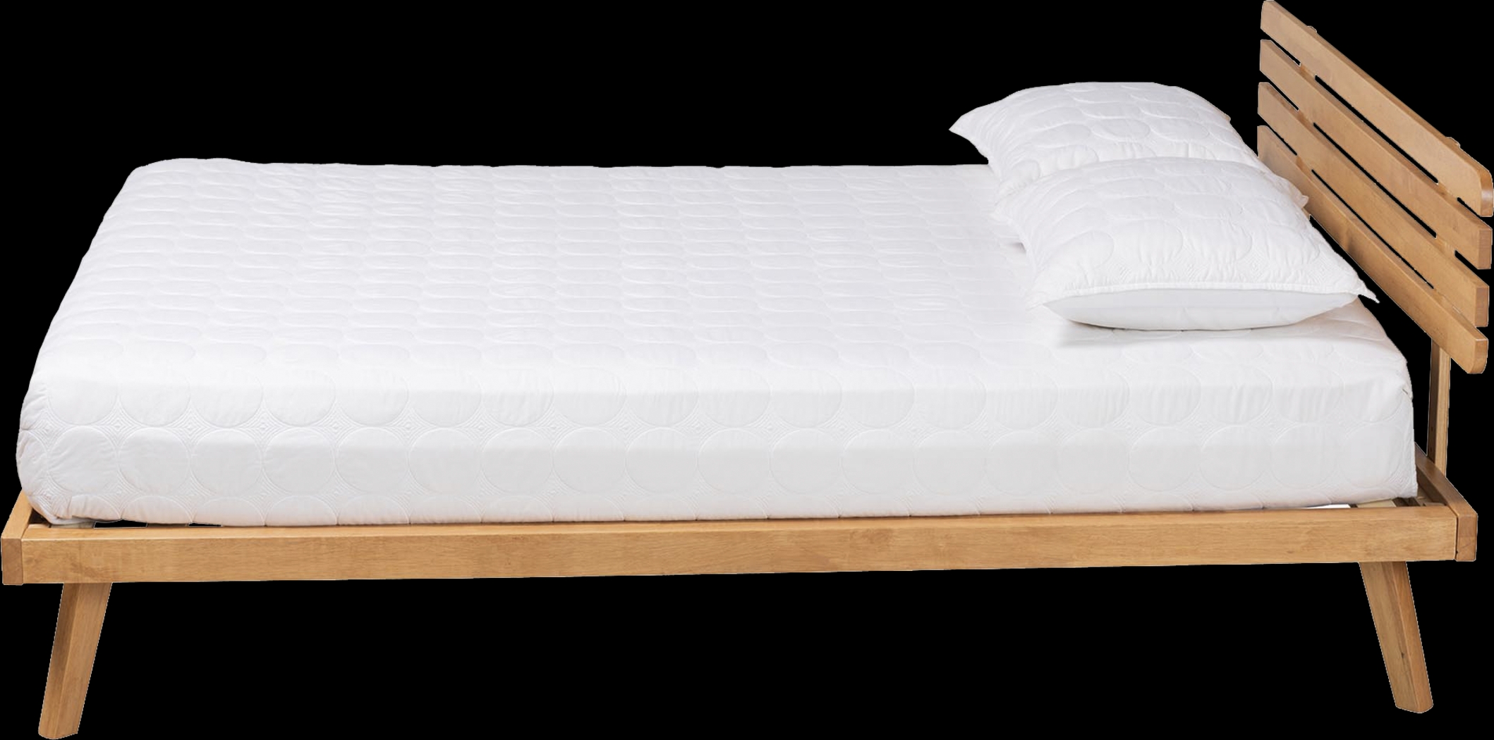 Massaro Brown Full Platform Bed - Thumbnail - Image 4