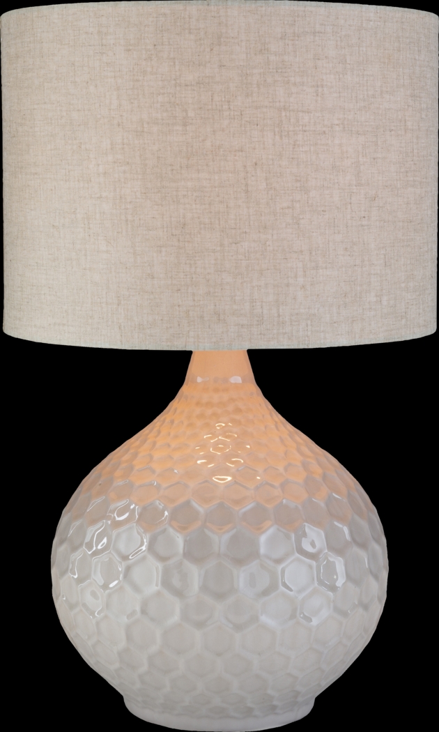 Masser Circle Ivory Lamp - Thumbnail - Image 2