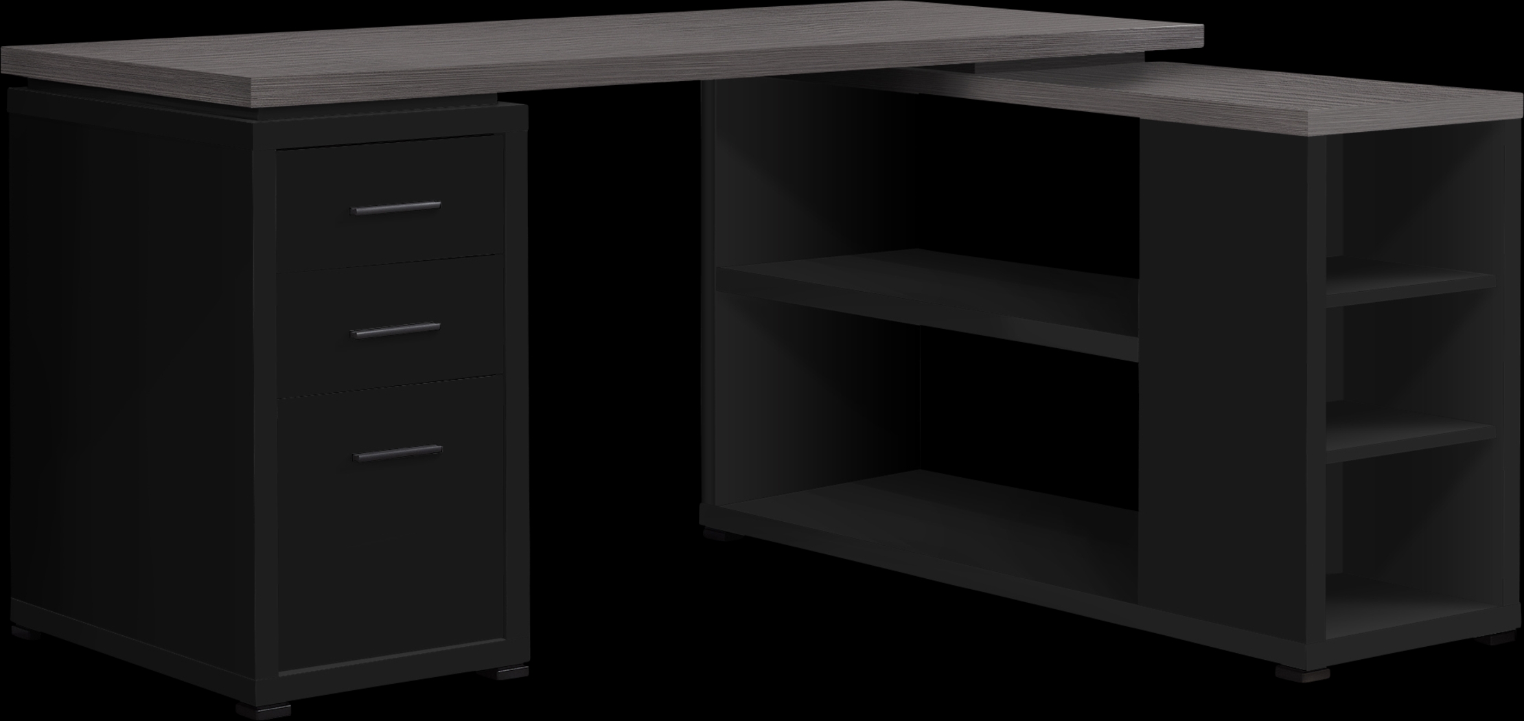 Massillon Black Desk - Thumbnail - Image 1