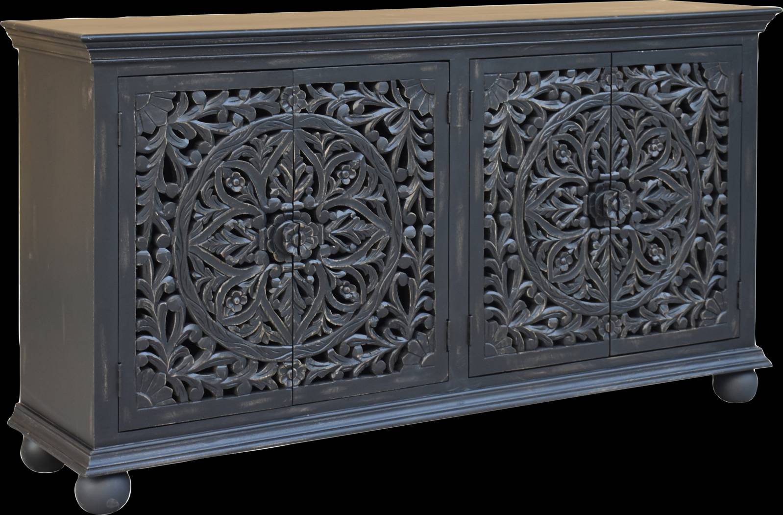 Mastick Black Credenza - Thumbnail - Image 1