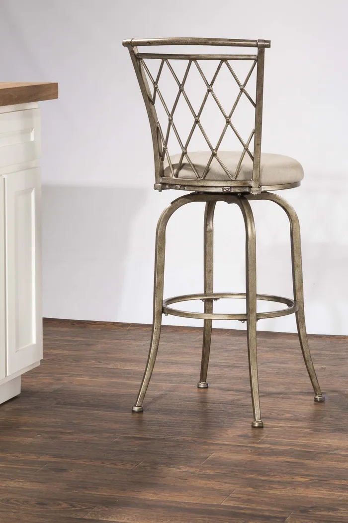 Mastock Champagne Swivel Barstool - Thumbnail - Image 3