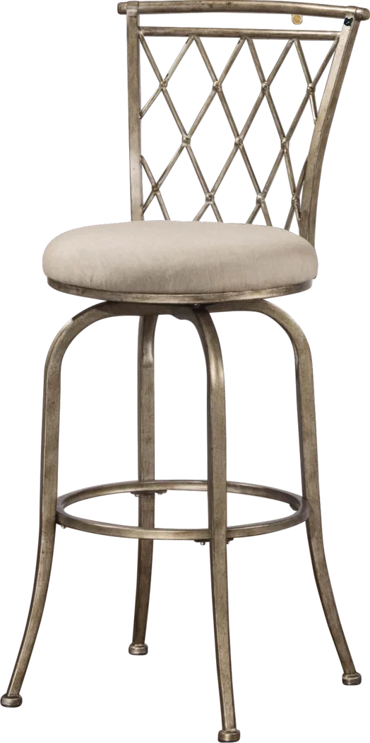 Mastock Champagne Swivel Barstool - Thumbnail - Image 1
