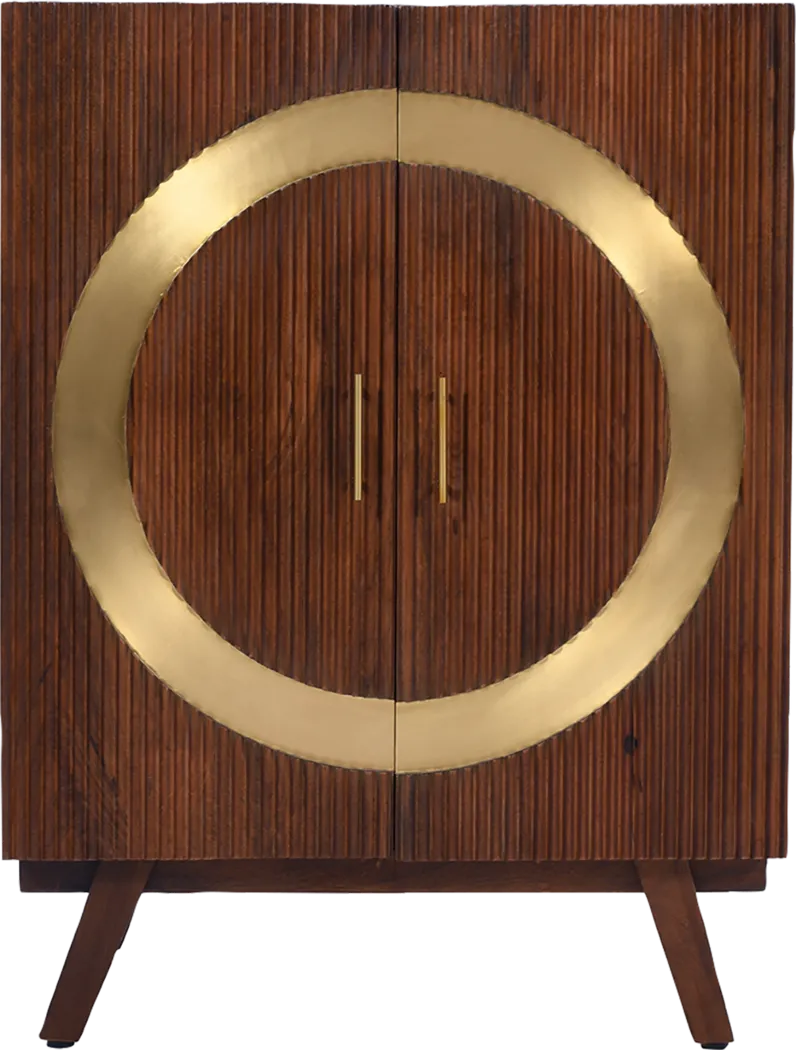 Matalin Brown Bar Cabinet - Thumbnail - Image 5