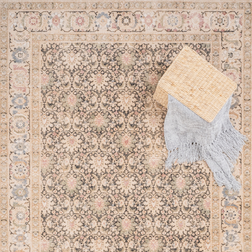Matashire Cream/Beige 5'3 x 7'6 Rug - Thumbnail - Image 2