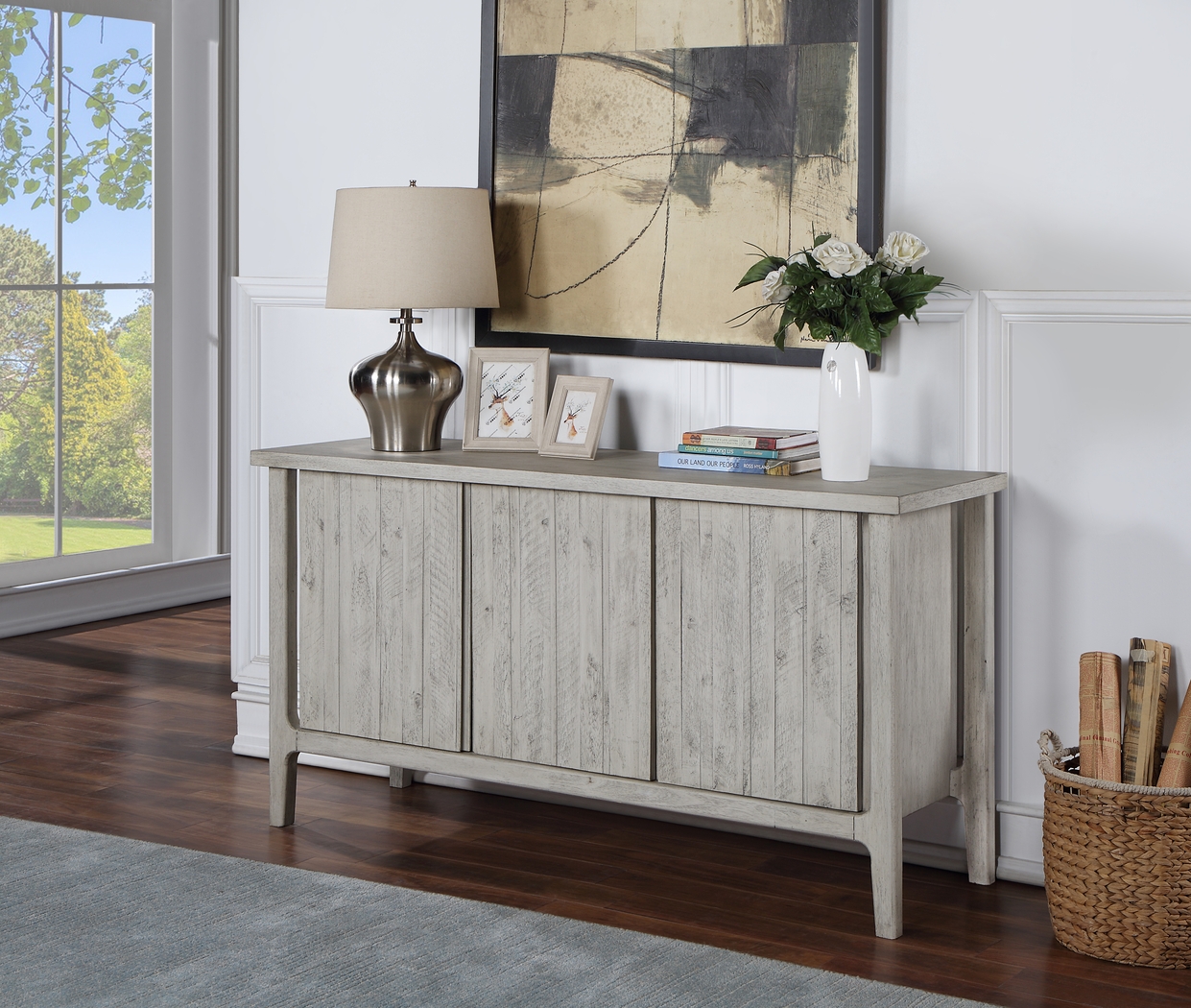 Mathern White Accent Cabinet - Thumbnail - Image 2