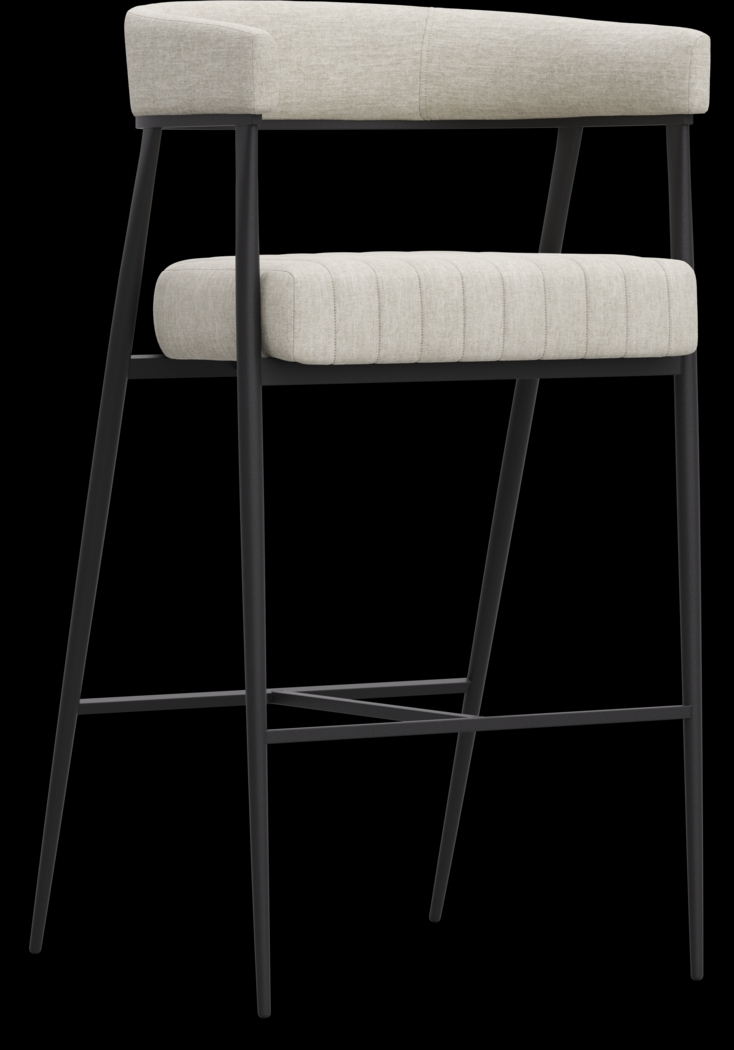 Mathis Cream Bar Stool - Thumbnail - Image 1