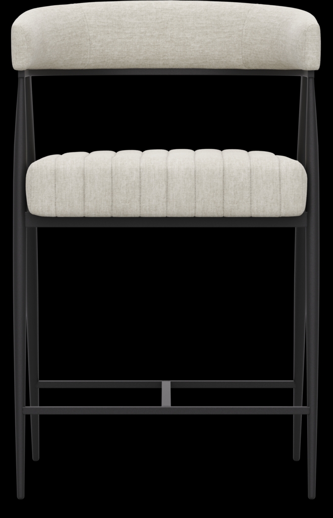 Mathis Cream Counter Height Stool - Thumbnail - Image 2