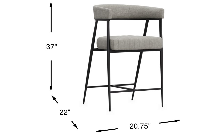 Dimension Image. Please refer to the Dimension Tab on this page for dimension details.