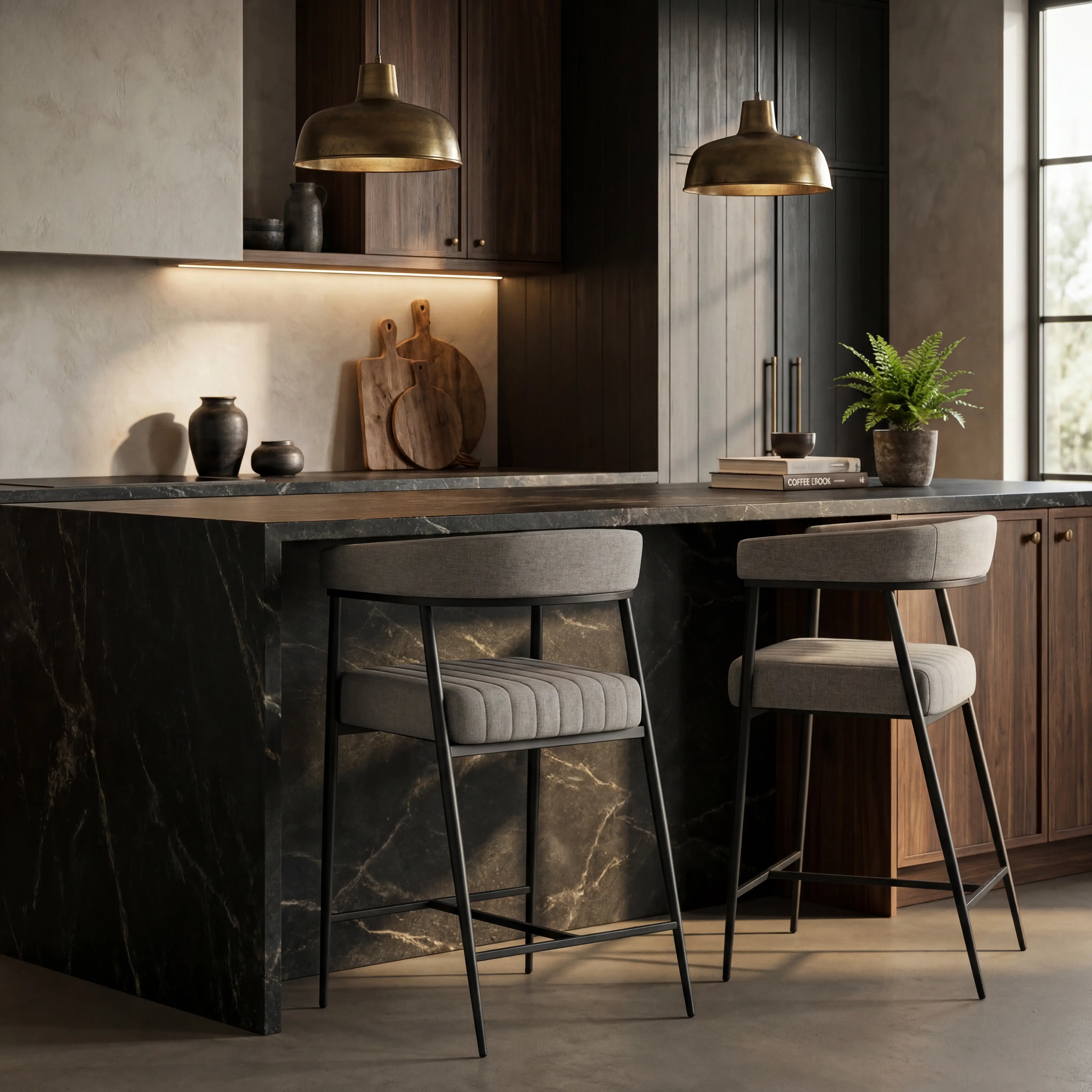 Mathis Gray Counter Height Stool - Thumbnail - Image 4