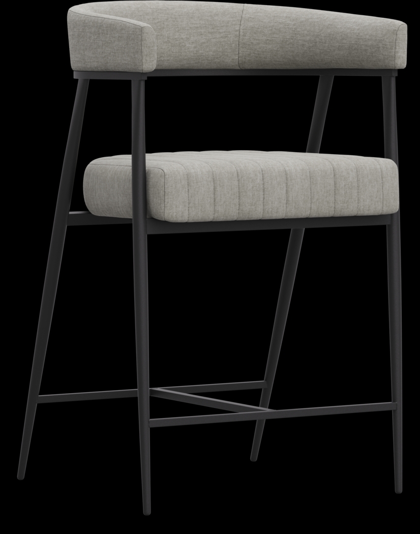Mathis Gray Counter Height Stool - Thumbnail - Image 1