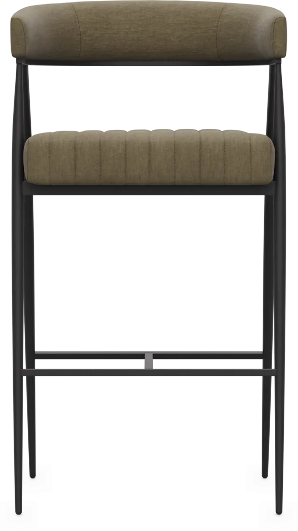 Mathis Green Bar Stool - Thumbnail - Image 2