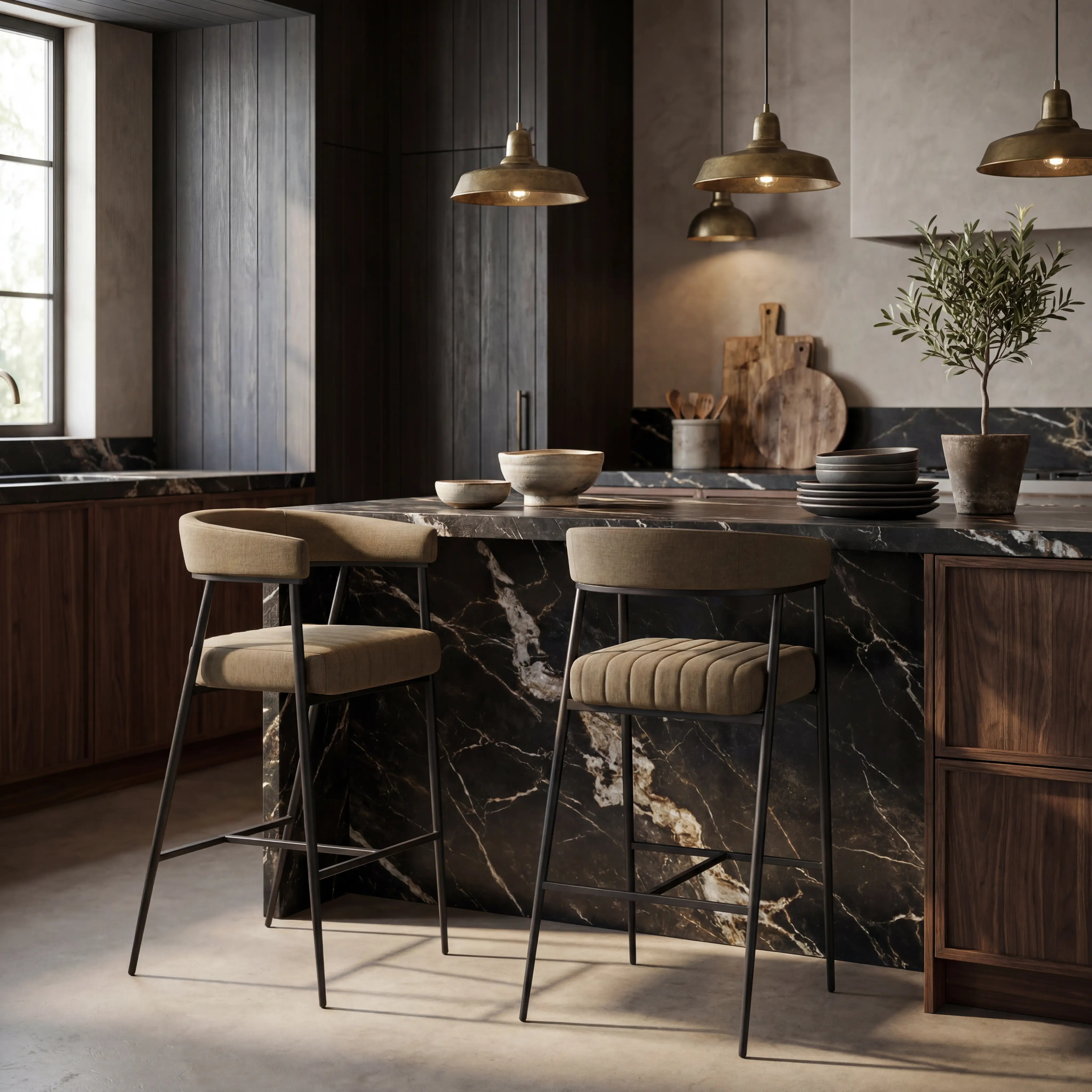Mathis Green Bar Stool - Thumbnail - Image 4