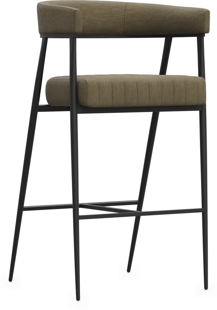 Mathis Green Bar Stool - Thumbnail - Image 1