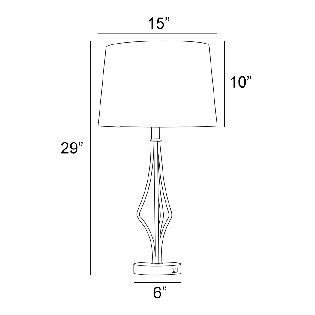 Matlida Summit Black Lamp, Set of 3 - Thumbnail - Image 8