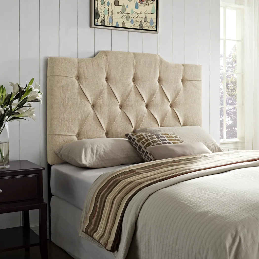 Matson Linen King Upholstered Headboard - Thumbnail - Image 3