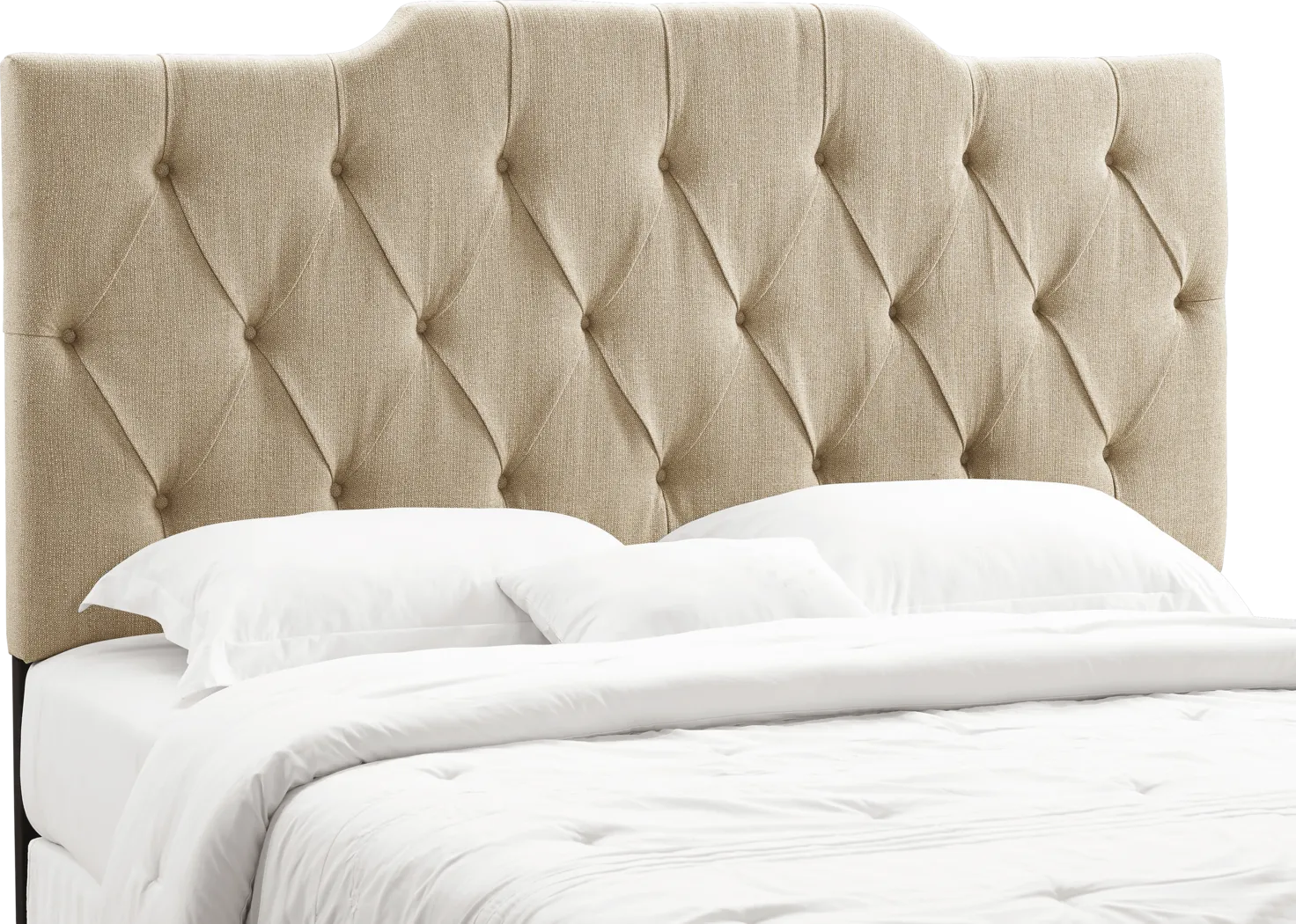 Matson Linen King Upholstered Headboard - Thumbnail - Image 1