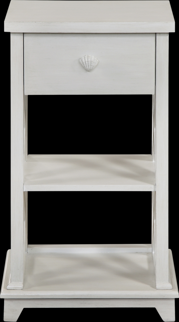 Matson White Chairside Table - Thumbnail - Image 2