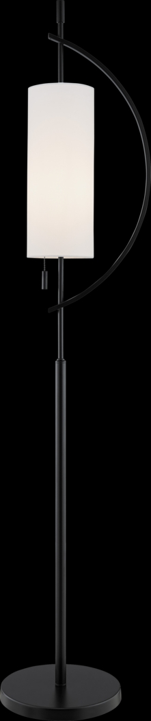 Mattei Court Black Floor Lamp - Thumbnail - Image 1