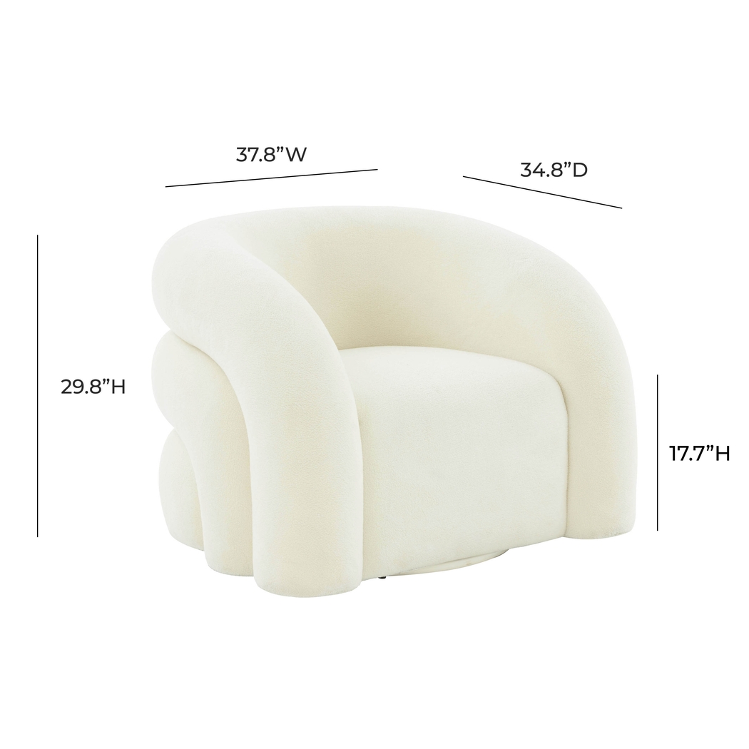 Matthai Cream Accent Chair - Thumbnail - Image 6