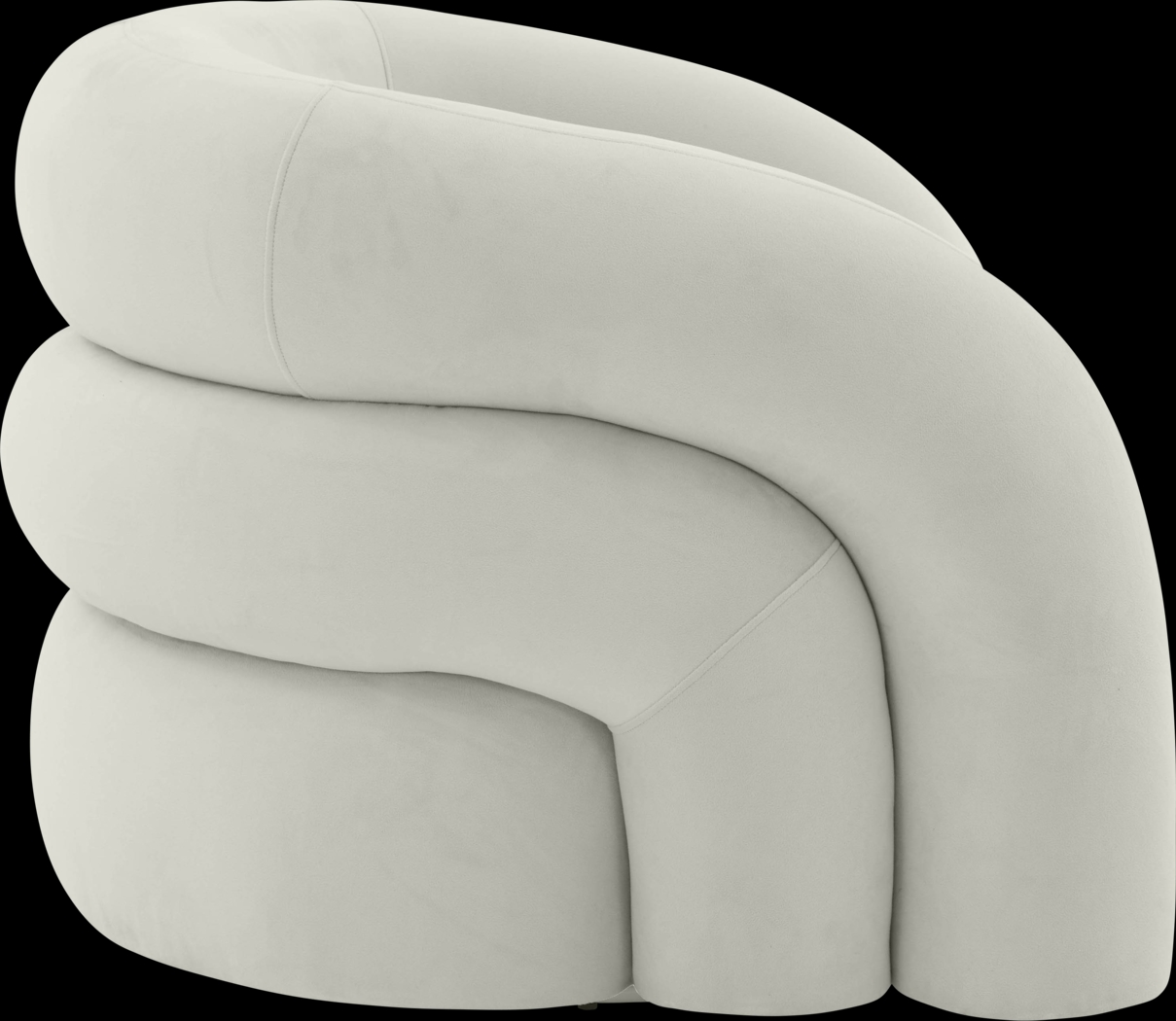 Matthai Light Gray Accent Chair - Thumbnail - Image 4