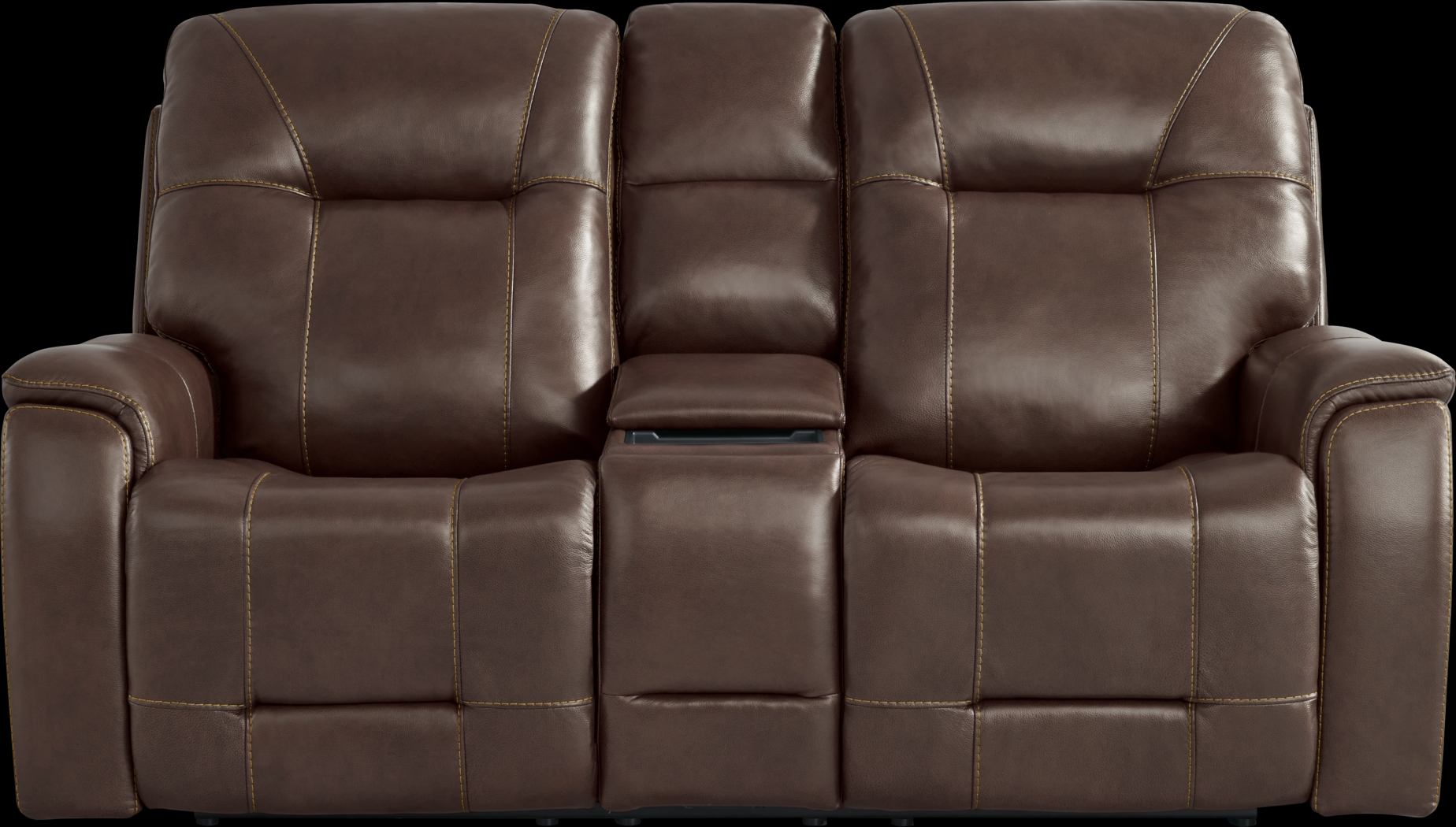 Matthews Cove Brown Leather 2 Pc Triple Power Reclining Living Room - Thumbnail - Image 4