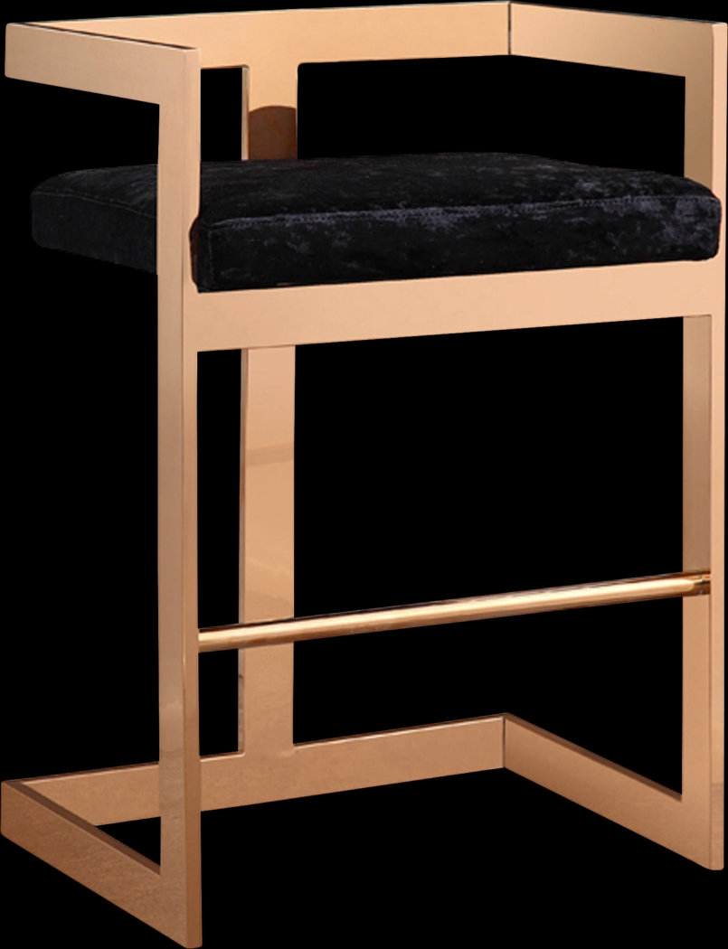 Mattias Black Counter Height Stool - Thumbnail - Image 1
