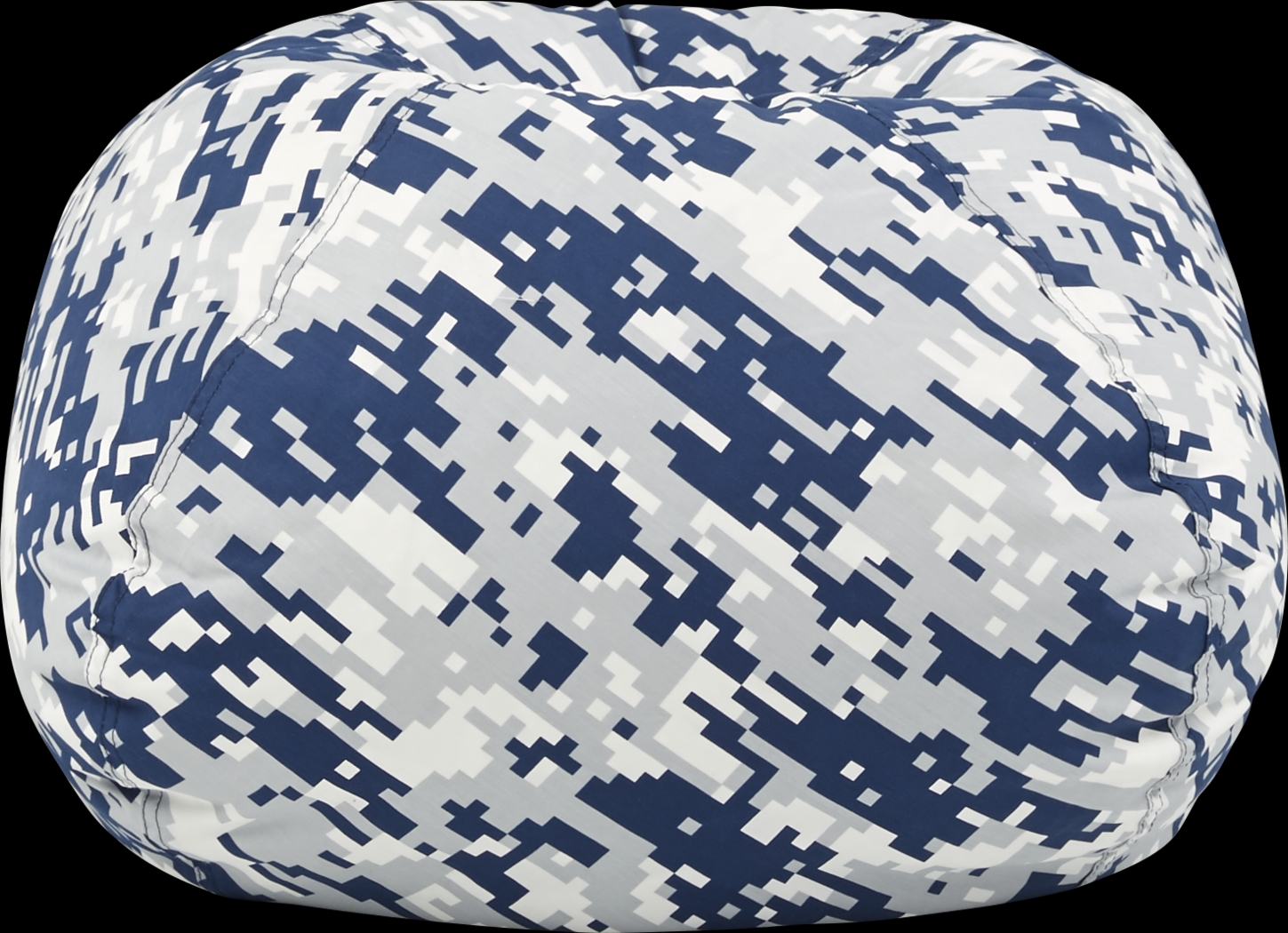 Kids Mattie Blue Camo Bean Bag Chair - Thumbnail - Image 1