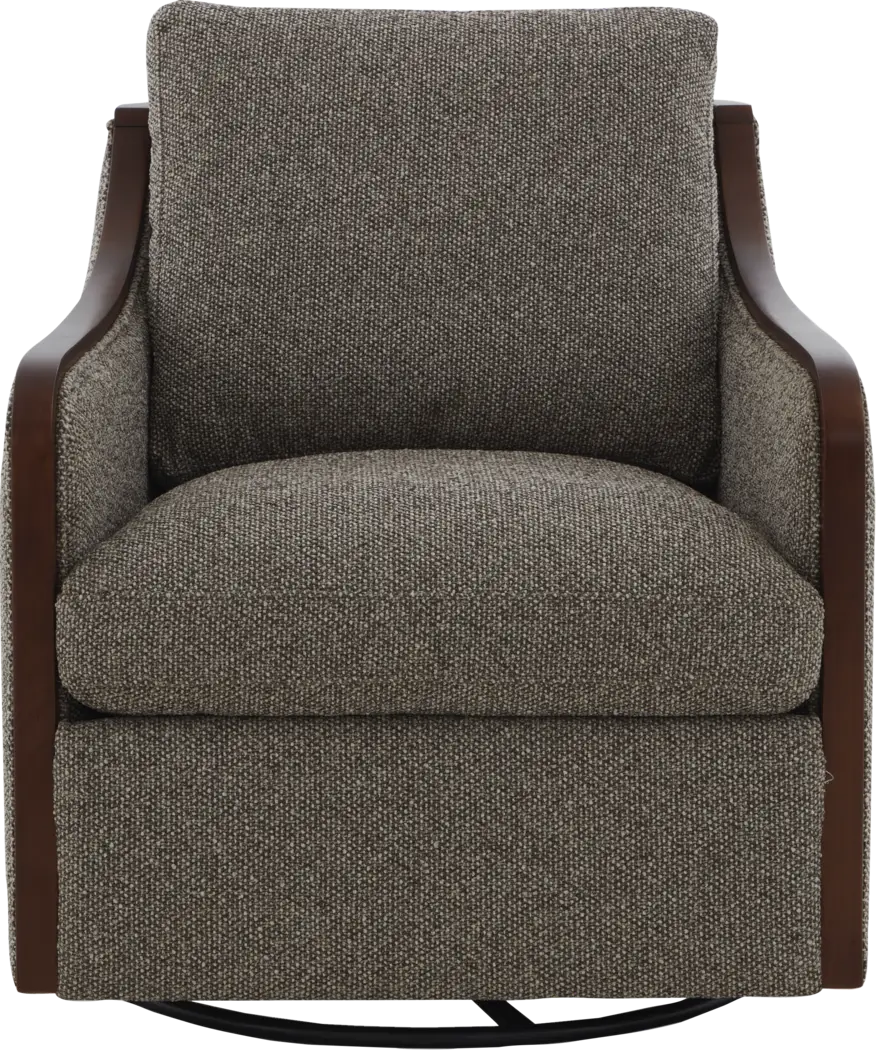 Mattingly Brown Swivel Chair - Thumbnail - Image 2