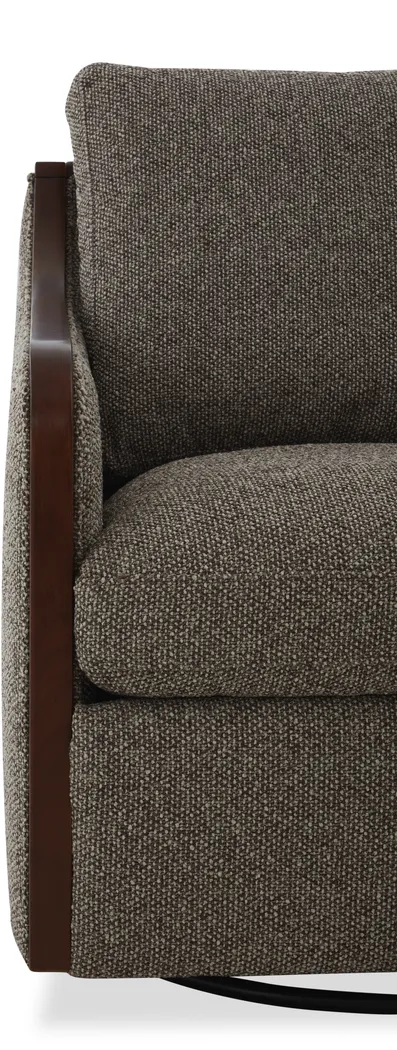 Mattingly Brown Swivel Chair - Thumbnail - Image 3