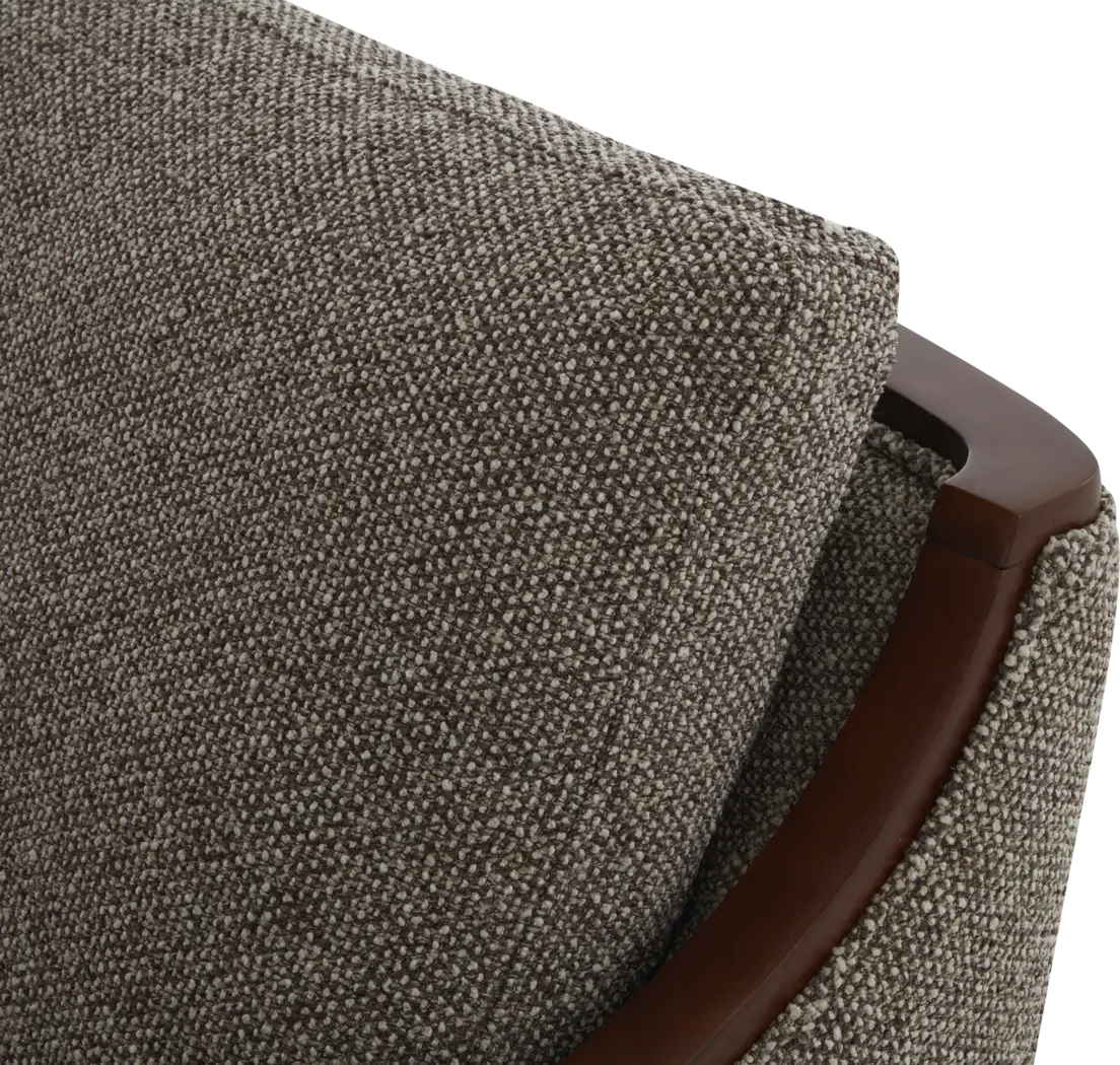 Mattingly Brown Swivel Chair - Image 5