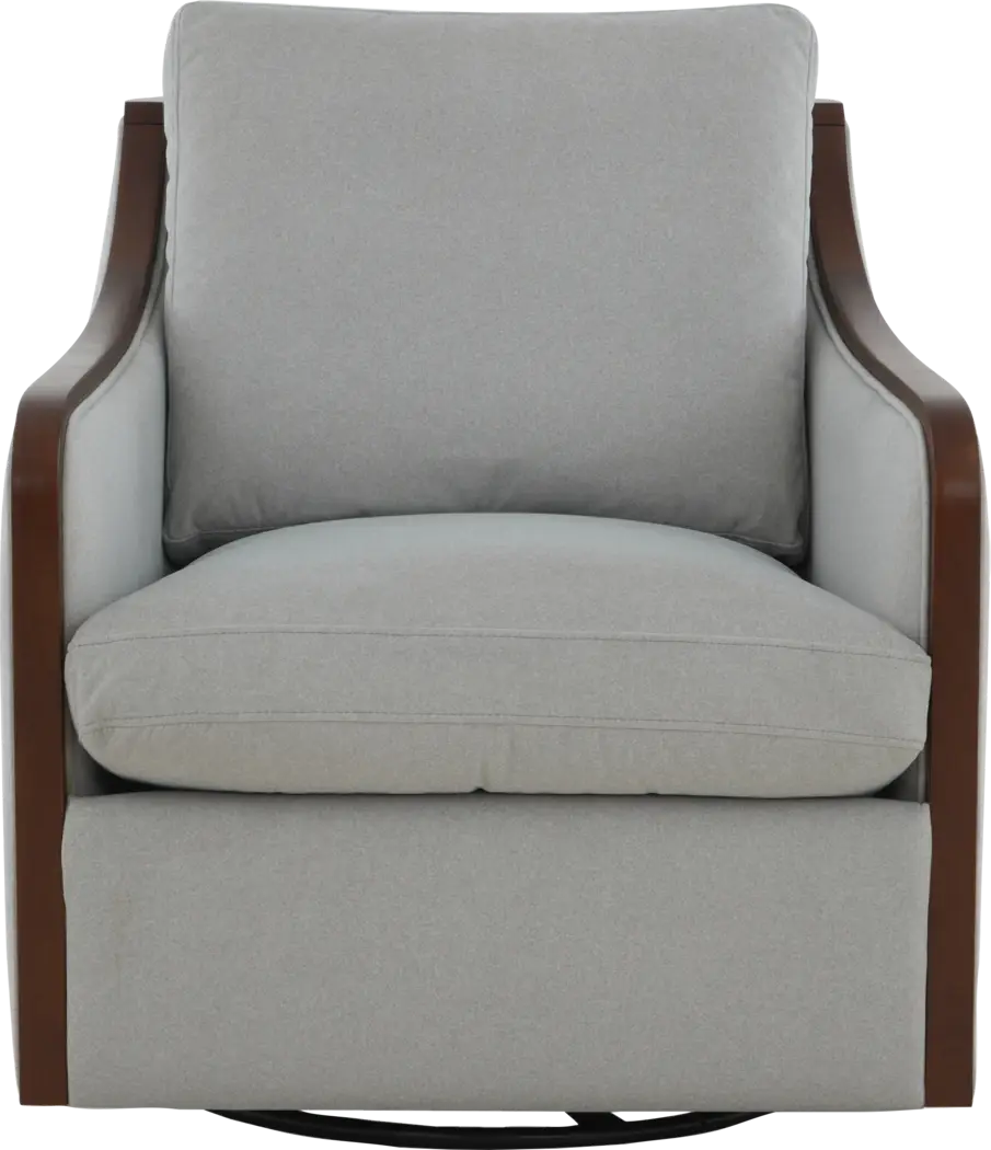 Mattingly Gray Swivel Chair - Thumbnail - Image 2