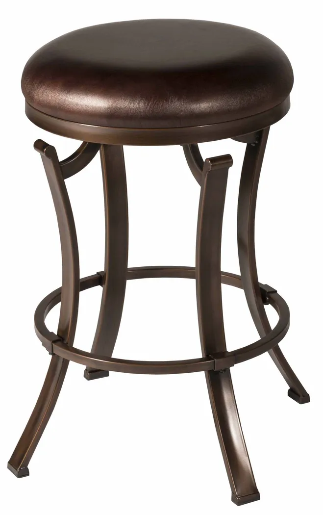 Matuka Black Swivel Counter Height Stool - Thumbnail - Image 4