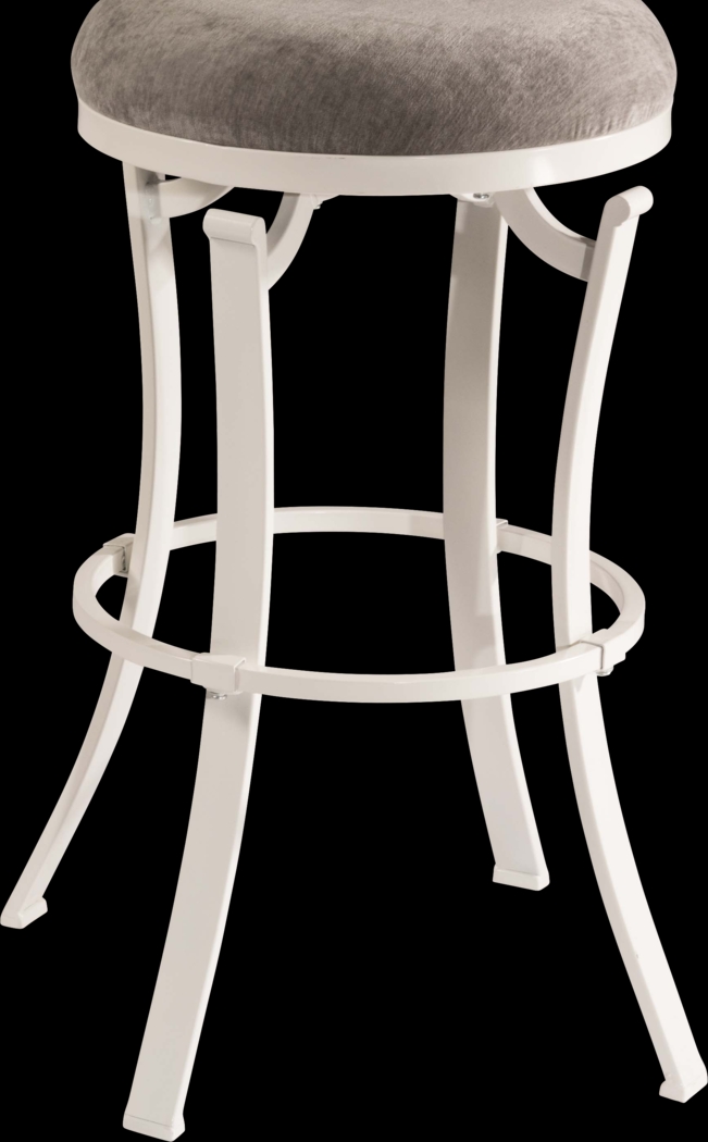 Matuka White Swivel Counter Height Stool - Thumbnail - Image 4
