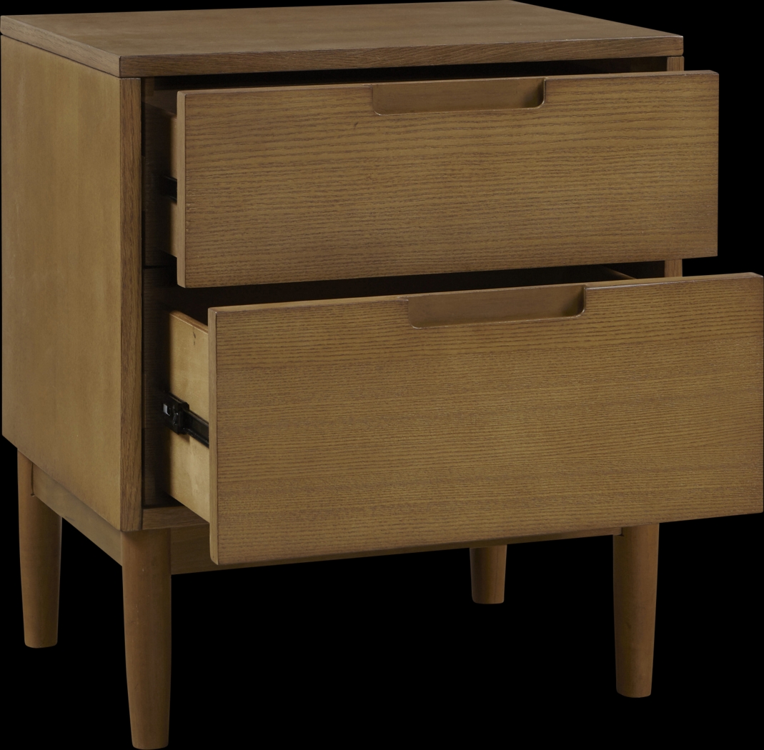 Maujer Brown Nightstand - Thumbnail - Image 4