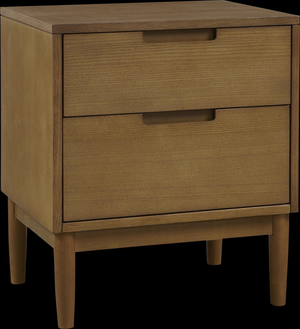 Maujer Brown Nightstand - Thumbnail - Image 1