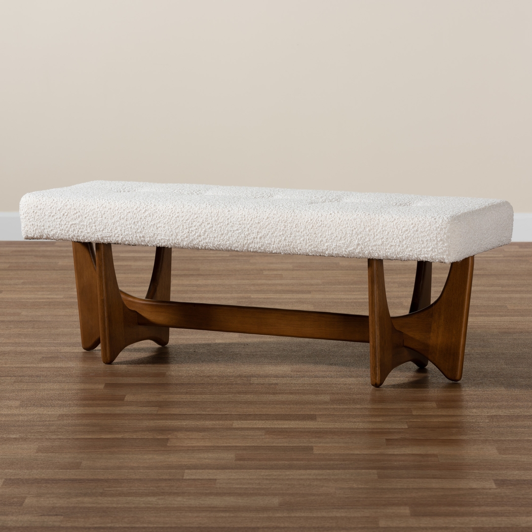 Maule Walnut Bench - Thumbnail - Image 3