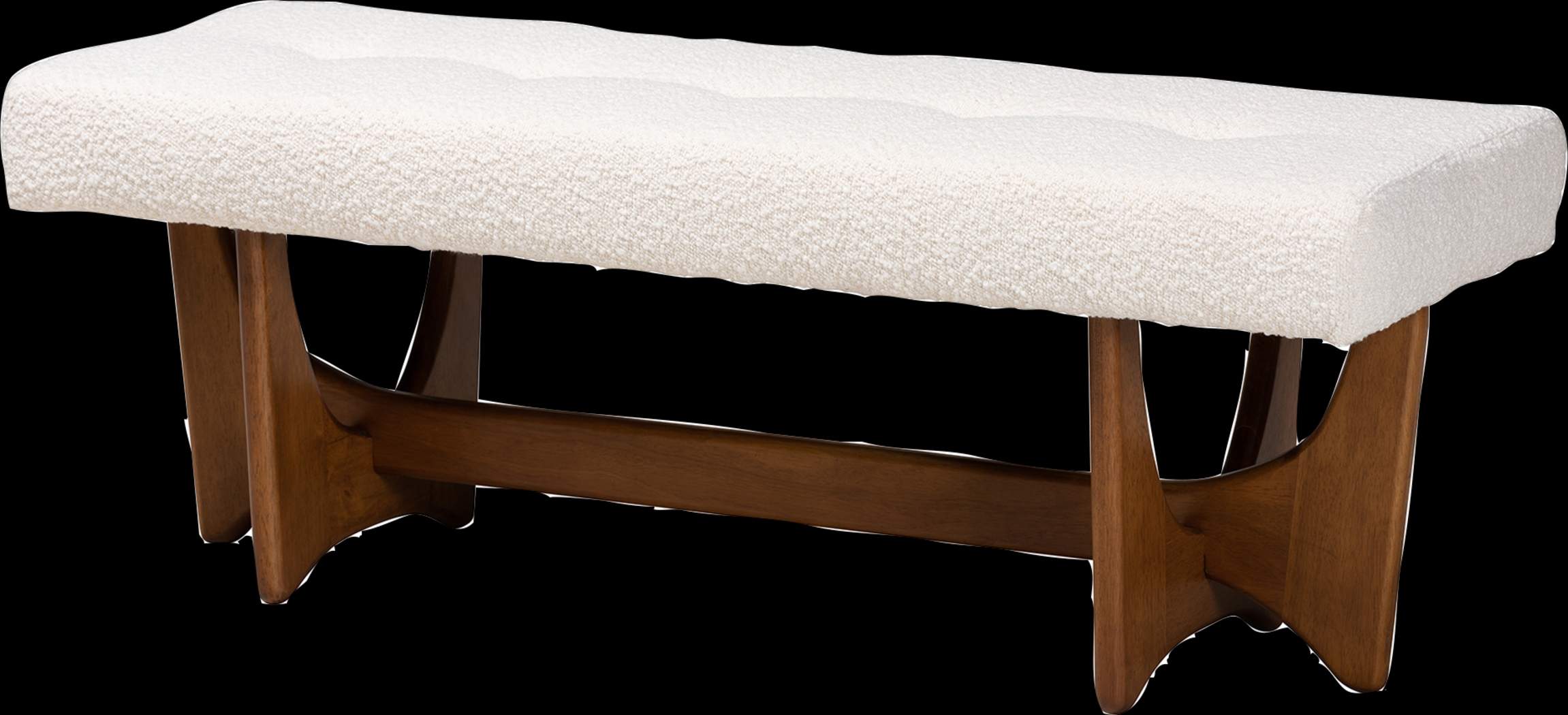 Maule Walnut Bench - Thumbnail - Image 1