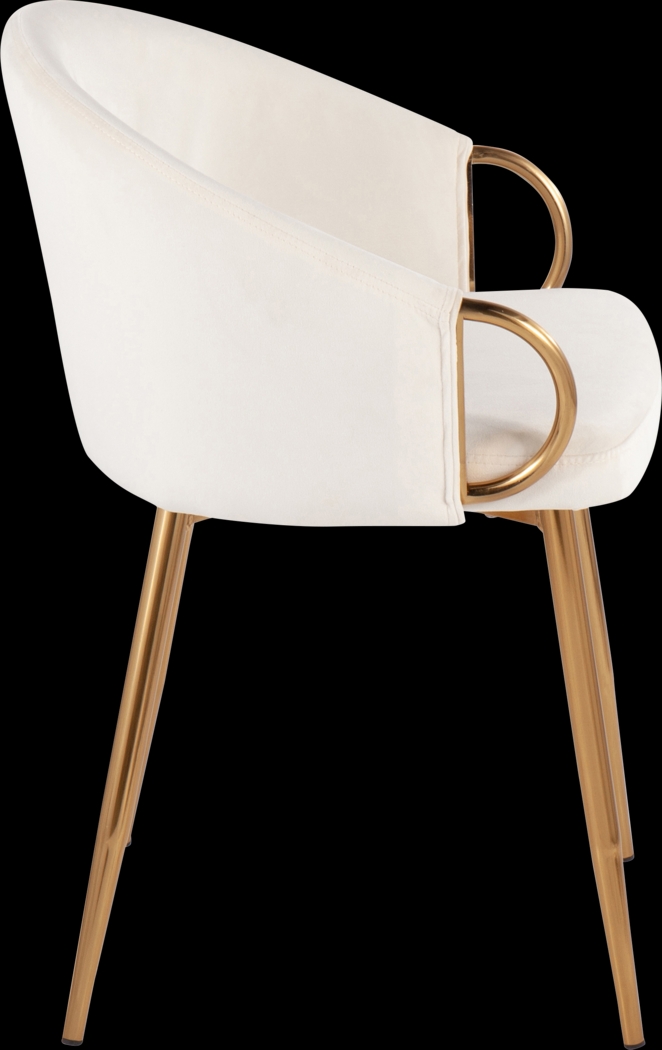 Maura May Cream Side Chair - Thumbnail - Image 2